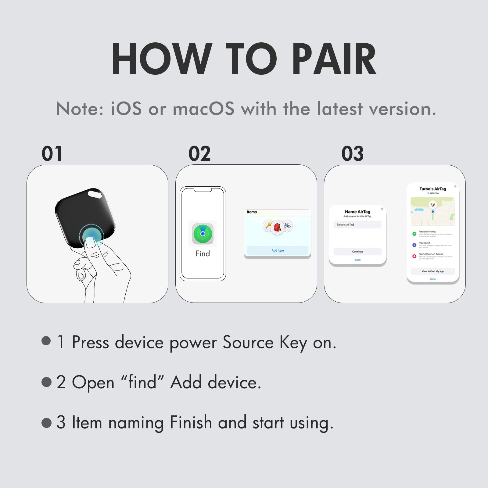 Presgo Portable Finder Tag W003