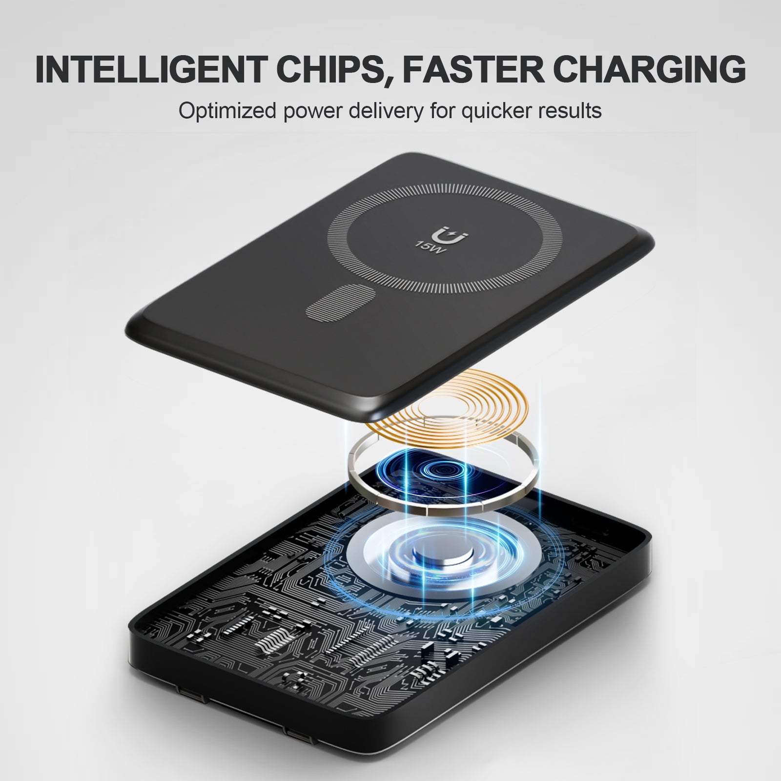 Presgo 10,000mAh Magnetic Wireless Power Bank W005