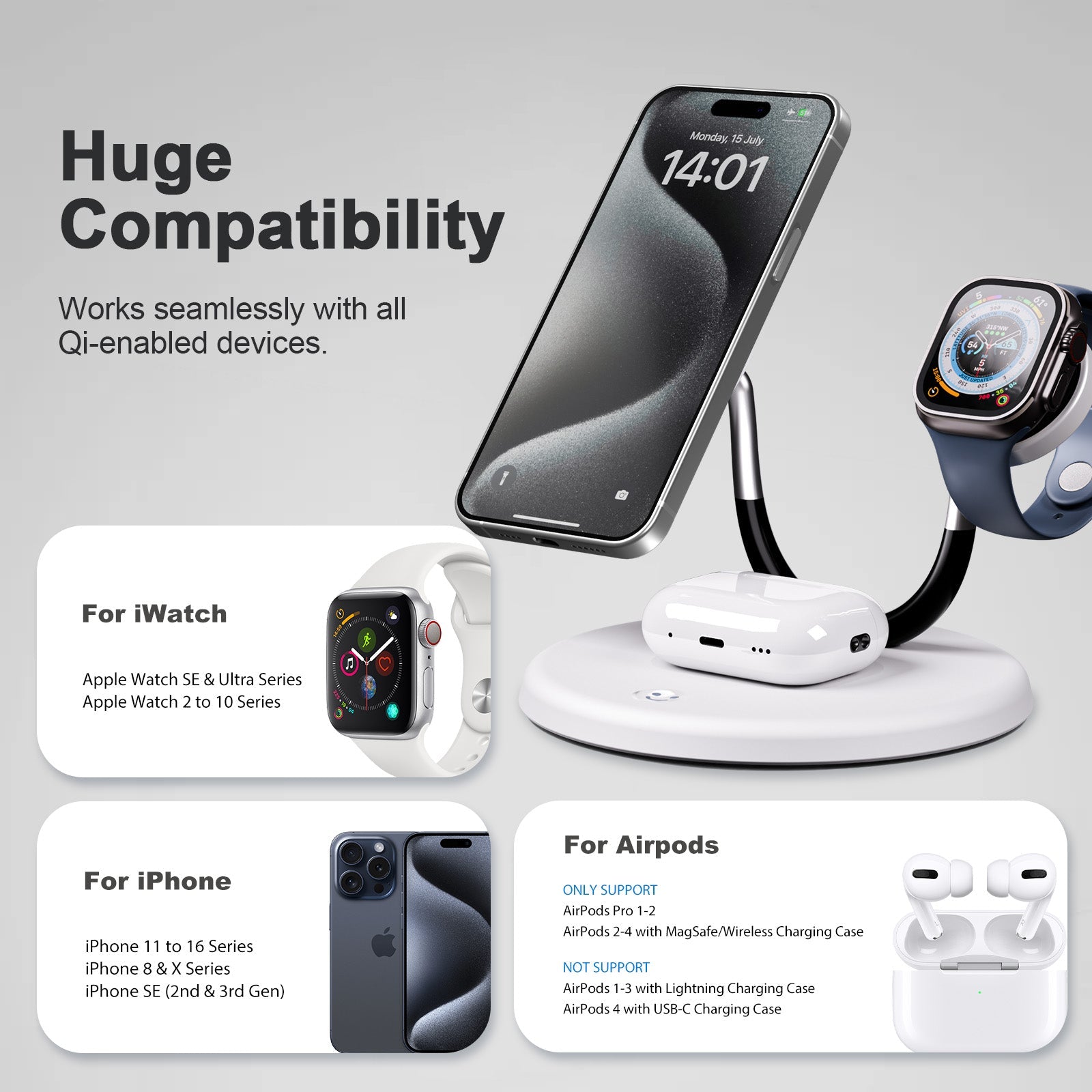 Presgo SMILE Wireless Charging Station W555
