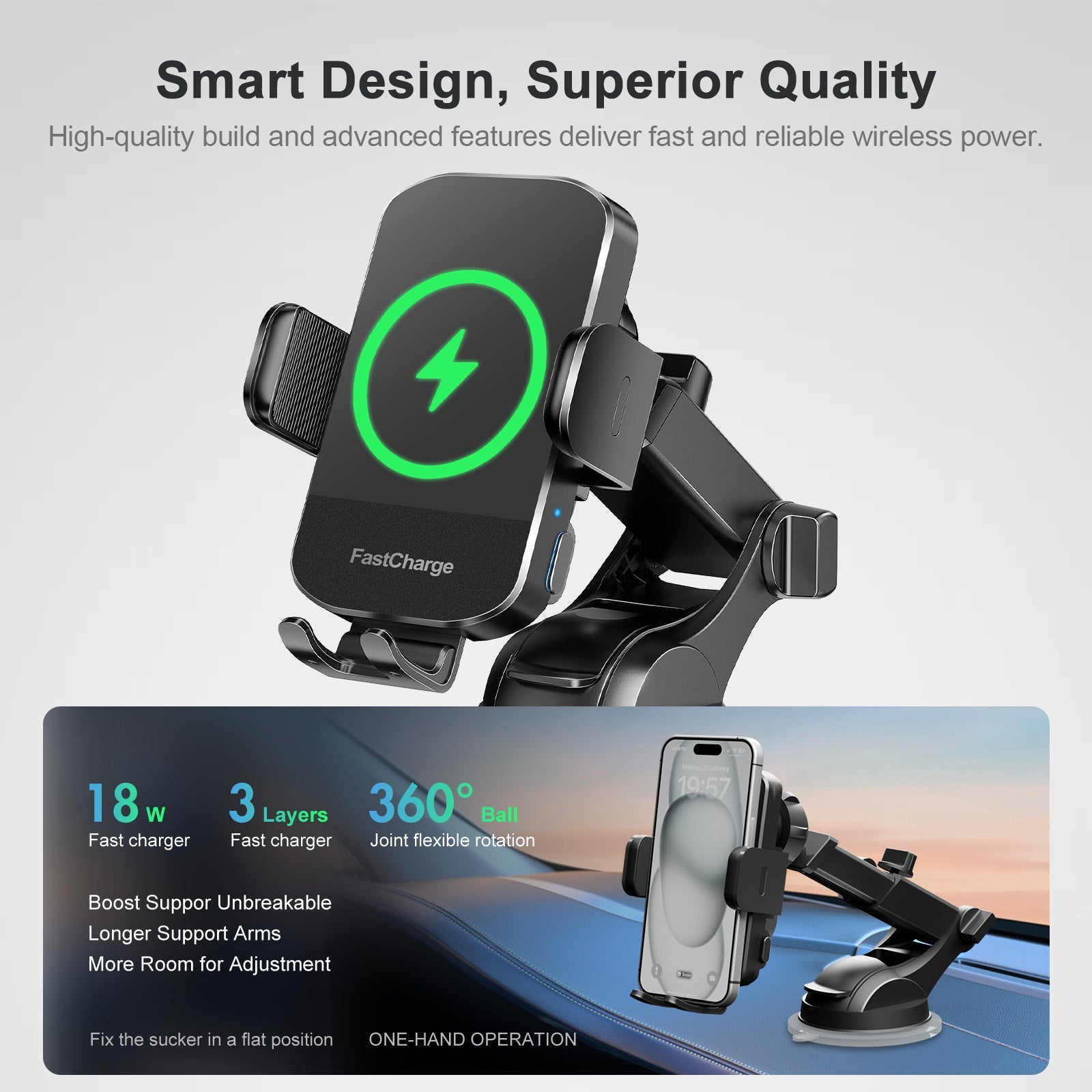 Presgo Wireless Car Charger CE0102